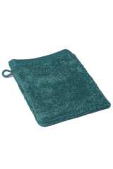 Waschhandschuh 16 x 21 cm petrol